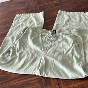 GAP Sage Green Straight Leg Pants